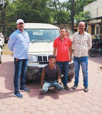 सप्ताहभर पहले बोलेरो ले भागा बेमेतरा का चोर गिरफ्तार