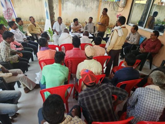 विधायक संतराम नेताम ने निवास में लगाया जनचौपाल
