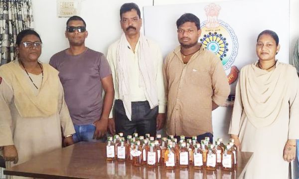 31 पौवा शराब के साथ आरोपी पकड़ाया