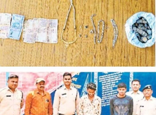 साजा के अलग-अलग घरों में चोरी  करने वाले 4 आरोपी पकड़ाए