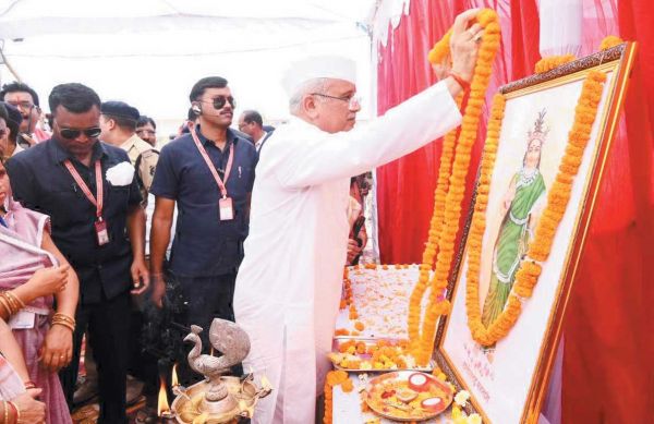 सीएम ने किया 128 करोड़ 54 लाख के विकास कार्यों का लोकार्पण-भूमिपूजन