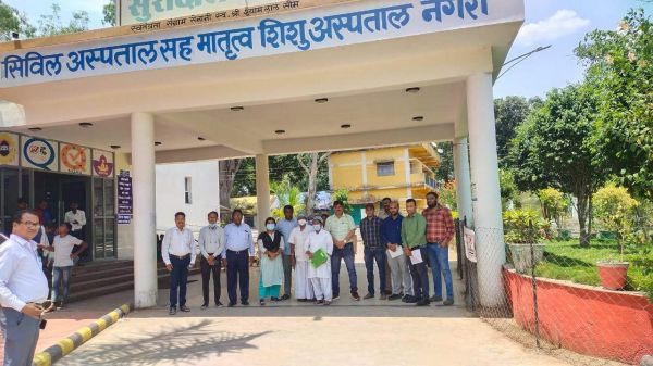 राज्य बाल संरक्षण आयोग की टीम ने सिविल अस्पताल का किया निरीक्षण