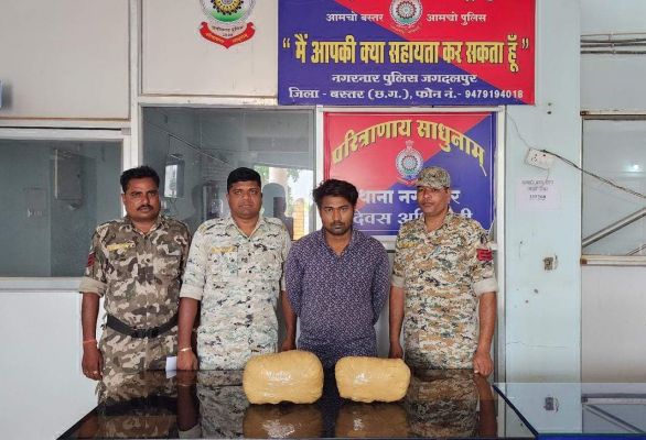 गांजा संग यूपी का एक बंदी