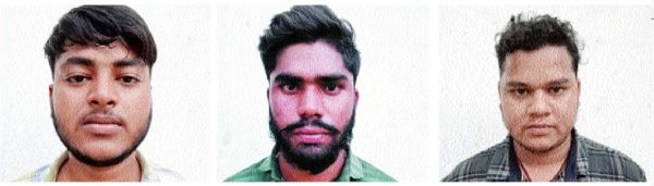 फरार 3 आरोपी गिरफ्तार