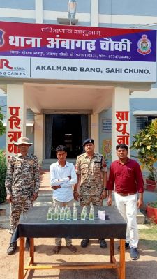 अवैध रूप से शराब बिक्री करते आरोपी पकड़ाया