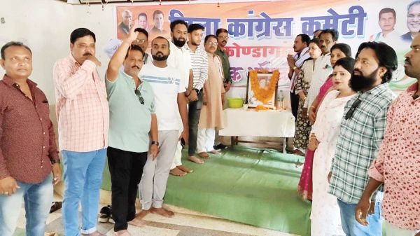 राजीव को कांग्रेसियों ने किया याद