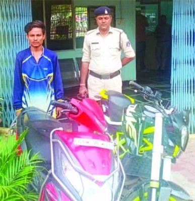 स्कूटी चोरी: एक गिरफ्तार, दूसरा फरार