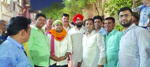 ब्लाक कांग्रेस कमेटी अध्यक्ष आसिफ अली का स्वागत