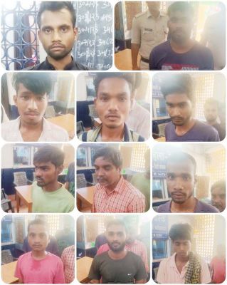 चोर गिरोह का पर्दाफाश: नाबालिग समेत 12 गिरफ्तार
