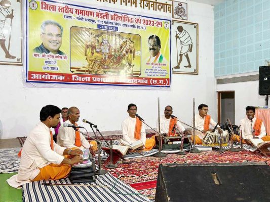 प्रतियोगिता में बिजेतला की मानस मंडली प्रथम