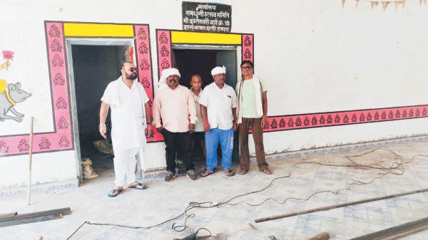 नपा अध्यक्ष ने निर्माण कार्य का किया निरीक्षण