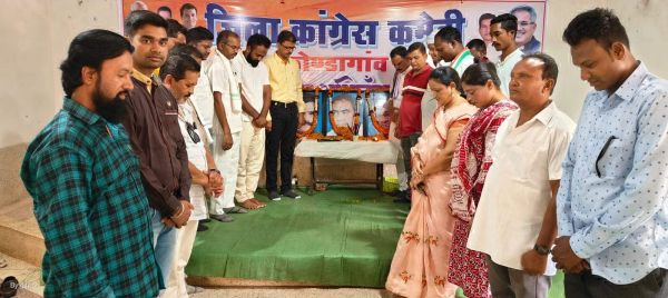 झीरम घाटी के शहीदों को किया नमन 