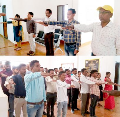 झीरम श्रद्धांजलि दिवस पर अधिकारी-कर्मचारियों ने ली शपथ