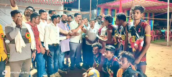 फ्लड लाइट वॉलीबॉल स्पर्धा, गंगालूर ने मारी बाजी