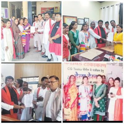 समस्याओं को लेकर भारतीय शक्ति चेतना पार्टी ने सौंपा ज्ञापन