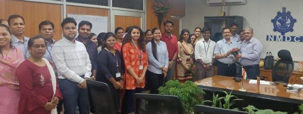 पद्मनाभ ने संभाला एनएमडीसी किरंदुल के प्रमुख का पदभार 