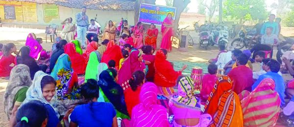 जजगी में मनाया मा  हवारी स्वच्छता दिवस, समस्याओं पर चर्चा