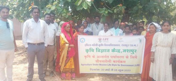 फसल अवशेष को नहीं जलाने की समझाईश 