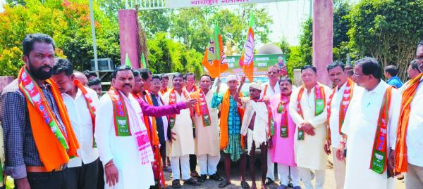 भाजपा की शहीद वीर गुण्डाधुर पुरखौती सम्मान यात्रा शुरू