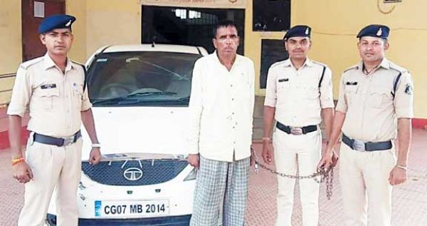 बकरा चोर गिरोह पुलिस के हत्थे चढ़ा, पुलिस ने कार भी किया जब्त