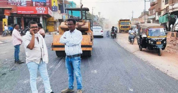 बारिश पूर्व तैयार हो जाएगी महानदी तक वन साईड फोरलेन सडक़ निर्माण- ऋषि सेन