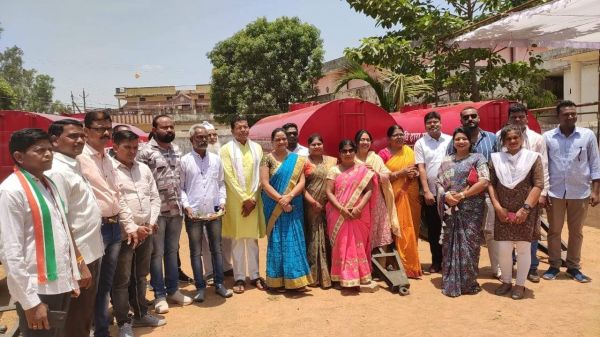 कोंडागांव नपा को  मिले तीन पानी टैंकर