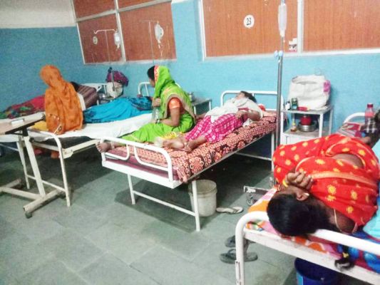 लू का कहर: एक गांव के आधा सैकड़ा बीमार