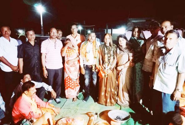 मां और सास ने बेटी को विदा कर मिसाल पेश की