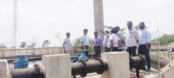 मंत्रालय की टीम ने किया सीवरेज ट्रीटमेंट प्लांट का निरीक्षण