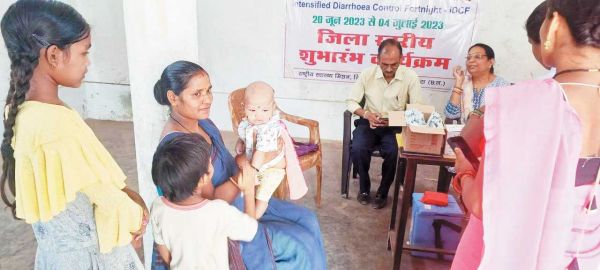  गहन डायरिया नियंत्रण पखवाड़ा 4 तक, जल स्रोतों की सफाई, ओआरएस का वितरण