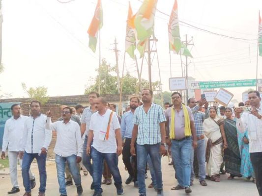 नगर कांग्रेस ने किया आदिपुरुष फिल्म का विरोध, बैन करने की मांग
