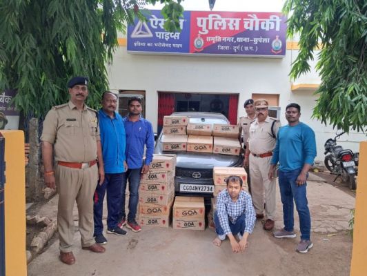 अवैध शराब परिवहन करते भिलाई में पकड़ाया पखांजूर का युवक
