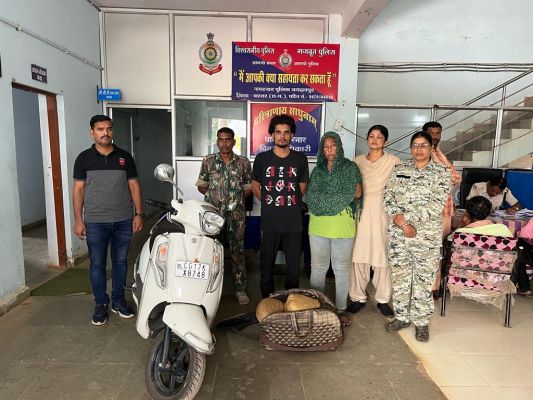 गांजा तस्करी व बेचने वाला गिरोह पकड़ाया