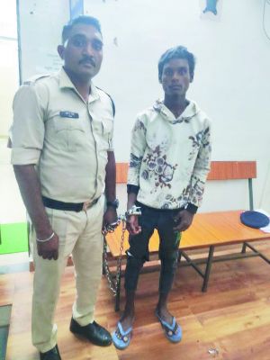 नाबालिग को भगाने वाला गया जेल   दो माह पूर्व ले गया था तेलंगाना