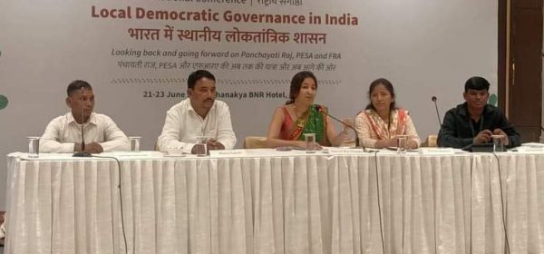 जिला पंचायत सदस्य मनोज साक्षी राष्ट्रीय संगोष्ठी में हुए शामिल