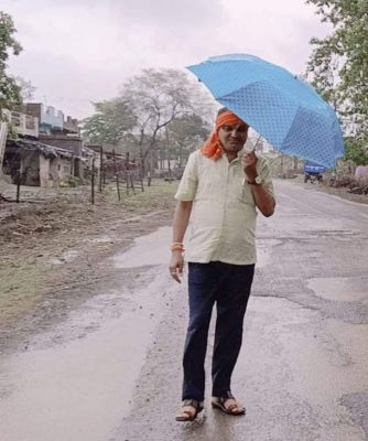 रोड का पेंचवर्क व मरम्मत कर मखमली होने का कांग्रेसी नेता ले रहे झूठा श्रेय-मधुसूदन