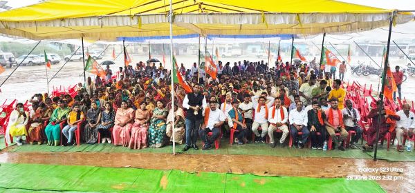 मोदी सरकार के 9 वर्ष सेवा, सुशासन व गरीब कल्याण के पूर्ण होने पर आमसभा