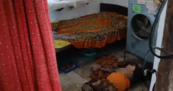 एसपी कार्यालय के सामने घर में मिली बुजुर्ग  महिला की लाश