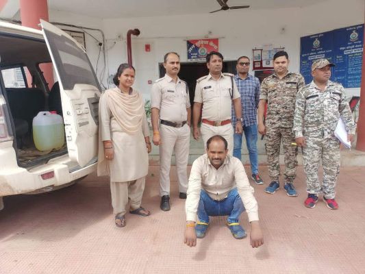 दोस्तों संग स्कॉर्पियो में आकर की थी डीजल चोरी, एमपी का आरोपी गिरफ्तार