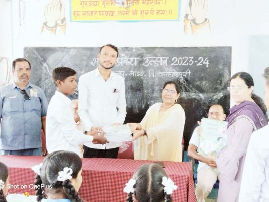 कन्हारपुरी स्कूल में प्रवेशोत्सव