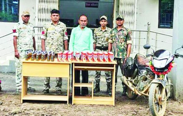 ओडिशा से शराब तस्करी, आरोपी गिरफ्तार