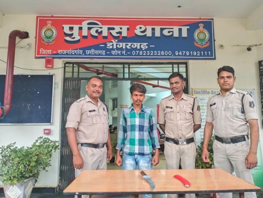 हथियार रखने वाला आरोपी पुलिस के हत्थे चढ़ा