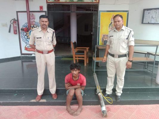 मोटर पंप चोरी का आरोपी गिरफ्तार