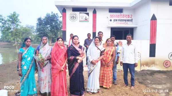 विधायक ने किया कुरमातराई में आंगनबाड़ी केंद्र का शुभारंभ