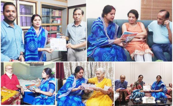 पीएम मोदी के 9 वर्षों के सुशासन को जन-जन तक पहुंचाने विधायक ने नगर के प्रबुद्धजनों से की भेंट