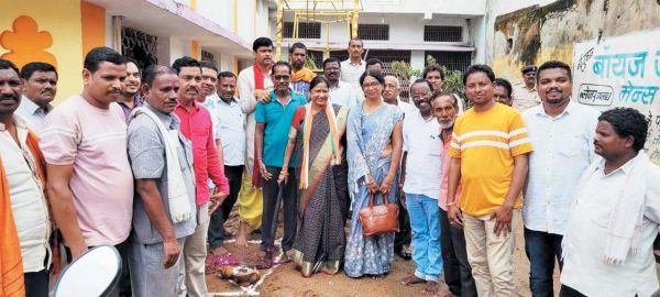 विधायक ने अतिरिक्त कक्ष निर्माण का किया भूमिपूजन