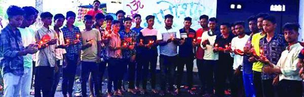 भाजयुमो ने शोक सभा आयोजित कर दी श्रद्धांजलि