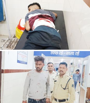 बीयर की बोतलों व चाकू से  एक-दूसरे पर वार 3 गंभीर 