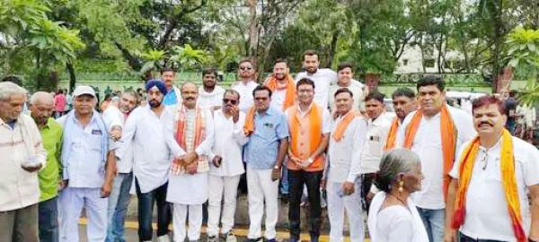 विजय संकल्प महारैली में शामिल हुए नवापारा के भाजपा कार्यकर्ता