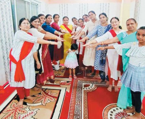 केशरवानी समाज ने योग शिविर में प्रदेश में द्वितीय स्थान प्राप्त किया